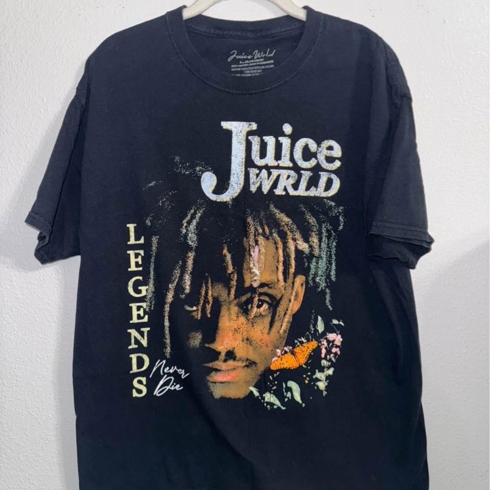 Juice Wrld Black Graphic T-Shirt